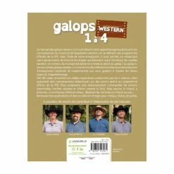 Librairie*Lavauzelle - Livre de préparation aux galops Western 1 à 4 avec vidéos