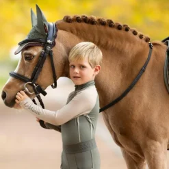 T-Shirts Et Baselayers*LeMieux - Baselayer manches longues enfant Mini rosemary Vert