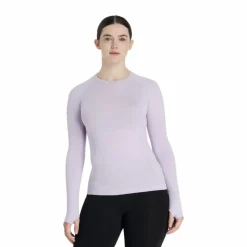 Outlet - Baselayer manches longues femme Britney sans coutures lilac T-Shirts Et Baselayers