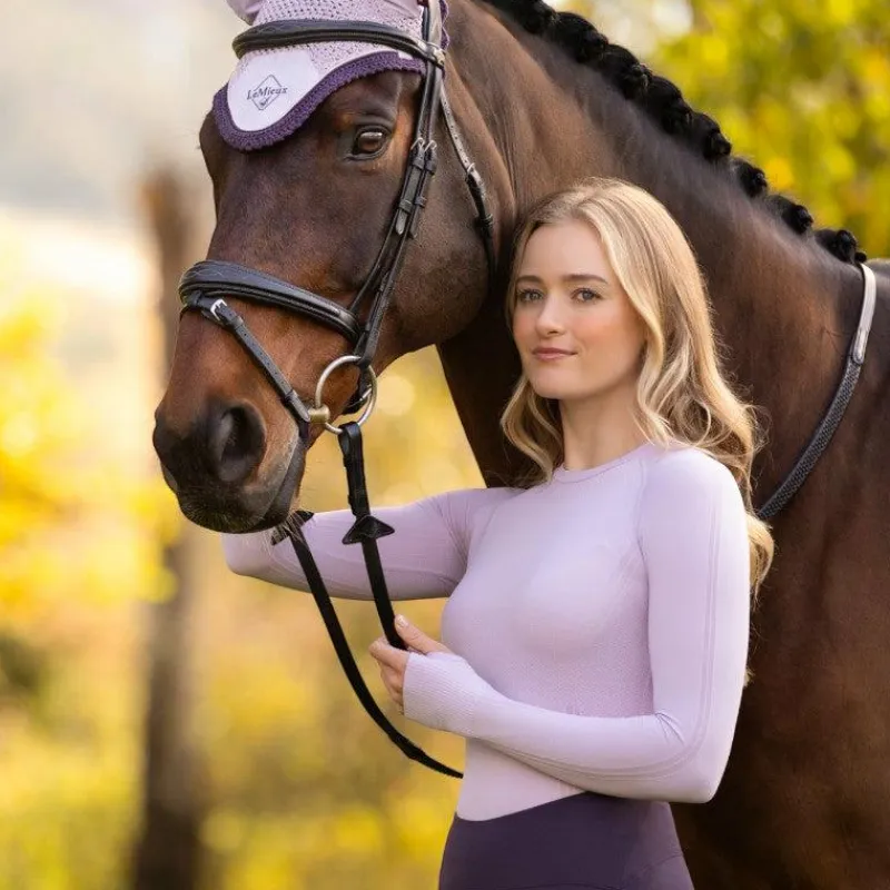 Outlet - Baselayer manches longues femme Britney sans coutures lilac T-Shirts Et Baselayers