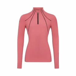 T-Shirts Et Baselayers*LeMieux - Baselayer manches longues mesh enfant Young Rider cranberry Rose