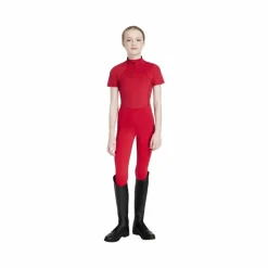 T-Shirts Et Baselayers*LeMieux - Baselayer manches courtes enfant Junior Young Rider Classique Chilli Rouge