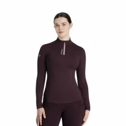 Hot - Baselayer manches longues femme Classique damson T-Shirts Et Baselayers
