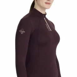 Hot - Baselayer manches longues femme Classique damson T-Shirts Et Baselayers