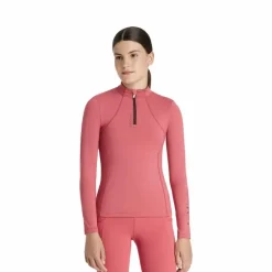 T-Shirts Et Baselayers*LeMieux - Baselayer manches longues enfant Classique Young Rider cranberry Rose