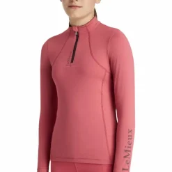 T-Shirts Et Baselayers*LeMieux - Baselayer manches longues enfant Classique Young Rider cranberry Rose