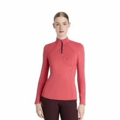 Hot - Baselayer manches longues femme Classique cranberry T-Shirts Et Baselayers
