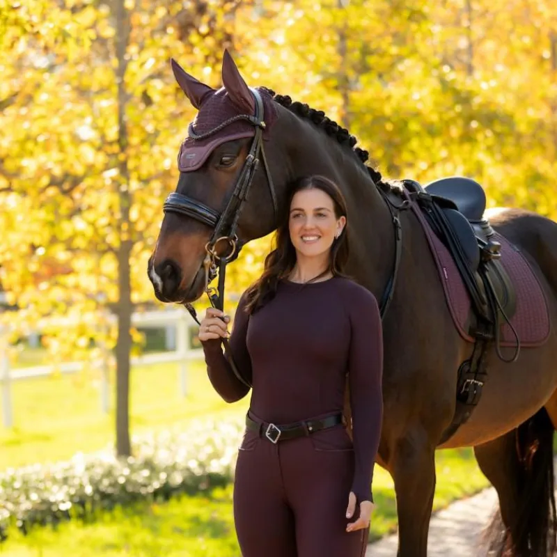 New - Baselayer manches longues femme Britney sans coutures damson T-Shirts Et Baselayers