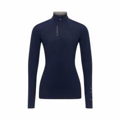 T-Shirts Et Baselayers*LeMieux - Baselayer manches longues enfant Junior Young Rider Classique Marine