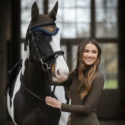 Bonnets Pour Chevaux*LeMieux - Bonnet anti-mouches Classic Alpine kaki/ marron Vert