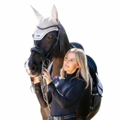 Bonnets Pour Chevaux*LeMieux - Bonnet anti-mouches et anti-bruits Finesse stone Beige
