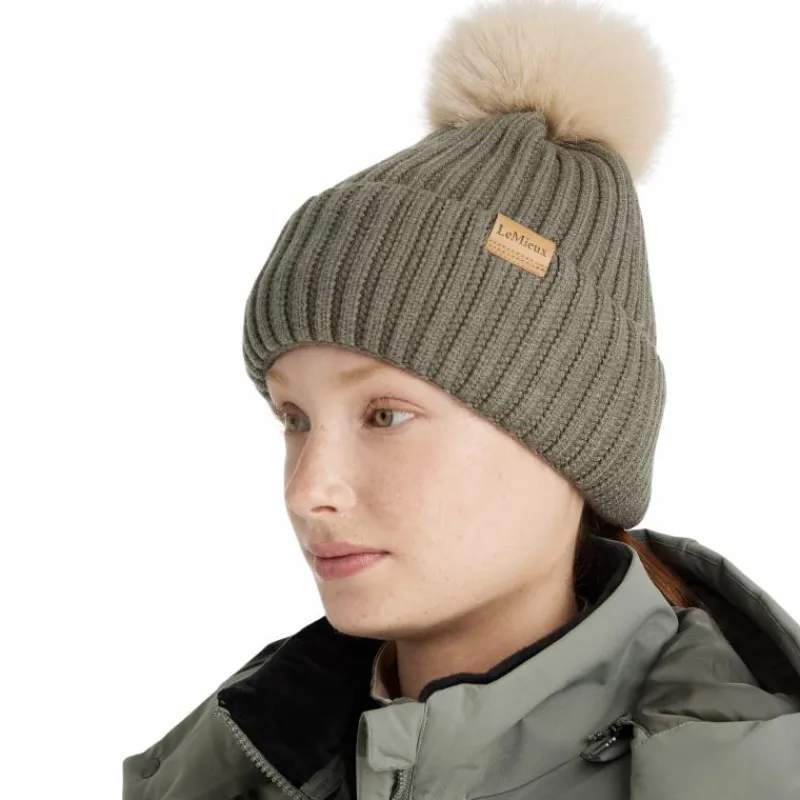 Clearance - Bonnet femme côtelé Clara rosemary Bonnets/ Bandeaux