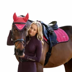 - Bonnet pour chevaux Loire cranberry Bonnets Poneys|Bonnets Pour Chevaux