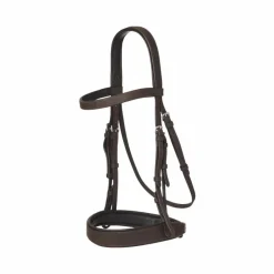 Bridons Poneys|Bridons*LeMieux - Bridon avec rênes Flat Hunter havane/ argent Marron