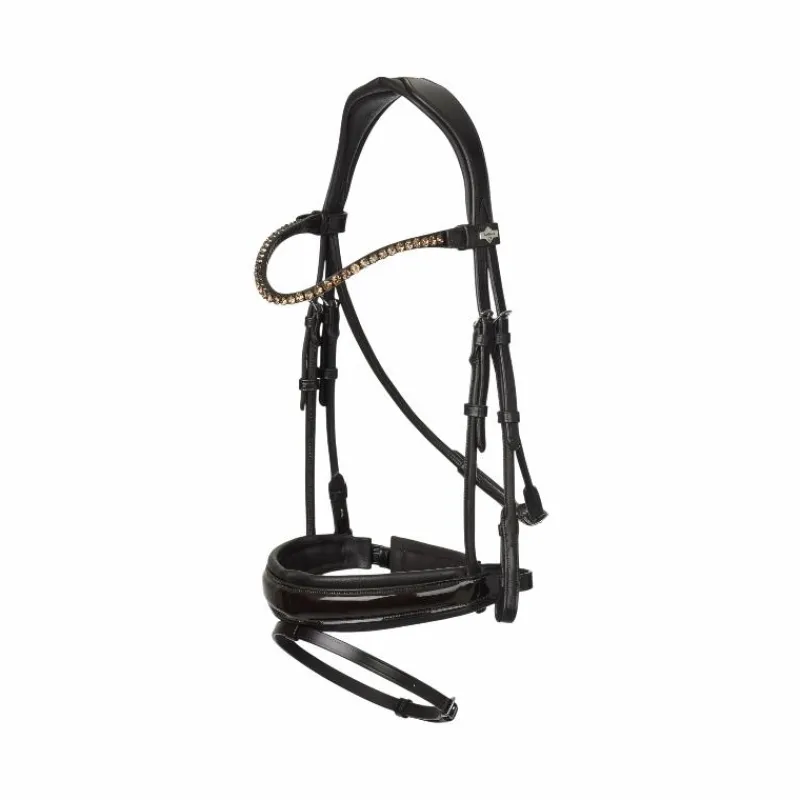 Outlet - Bridon de dressage Kudos Patent Bridons Poneys|Bridons