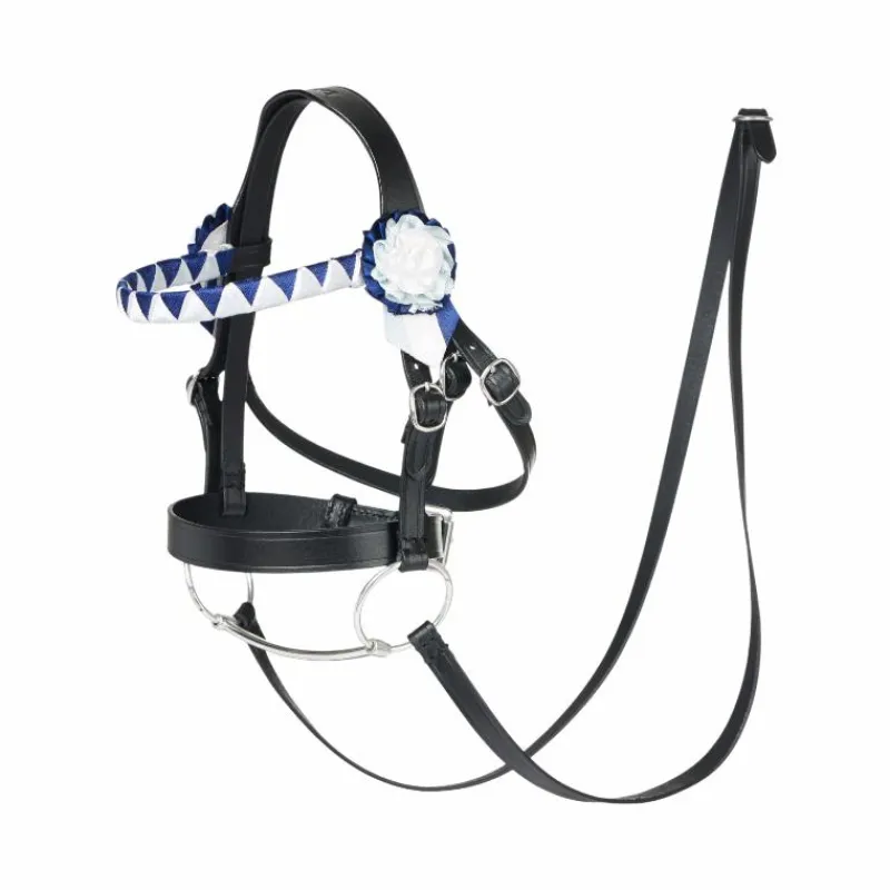 Hobby Horse*LeMieux - Bridon de Showing pour hobby horse Noir