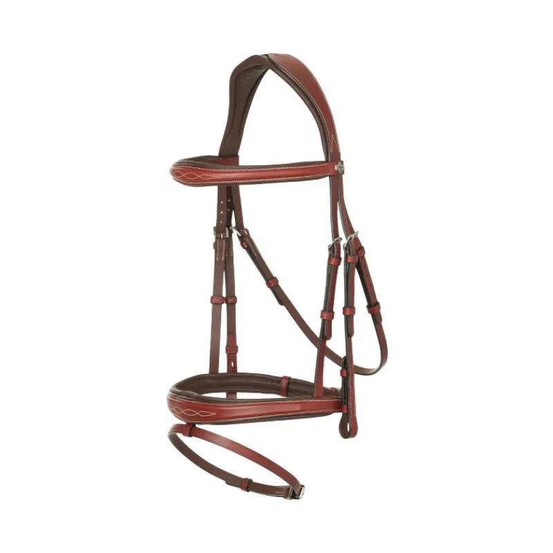 Bridons Poneys|Bridons*LeMieux - Bridon Flash Competition chestnut Marron