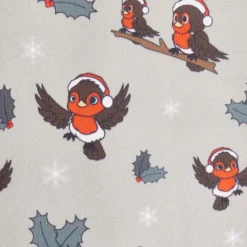 Hot - Chaussettes d'équitation Footsie Xmas Robins almond Chaussettes D'Équitation