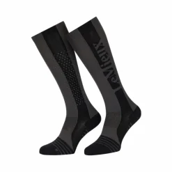 Chaussettes D'Équitation*LeMieux - Chaussettes d'équitation junior Performance Silicone graphite Gris