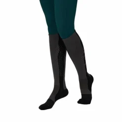 Chaussettes D'Équitation*LeMieux - Chaussettes d'équitation junior Performance Silicone graphite Gris