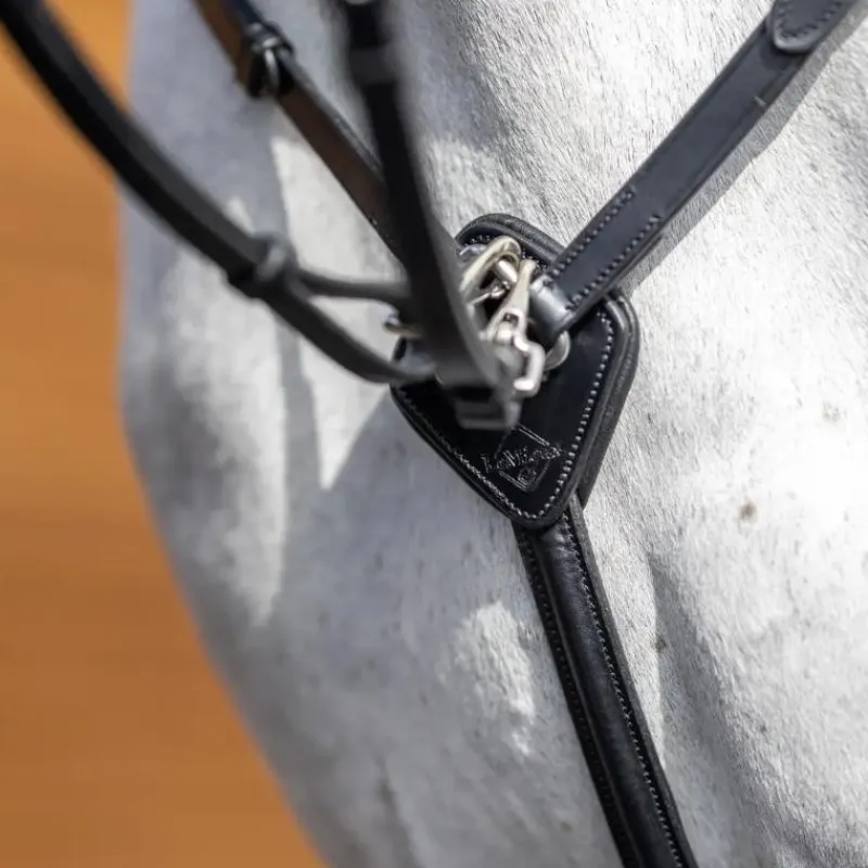 Colliers De Chasse*LeMieux - Collier de chasse D-Ring Attachment / argent Noir