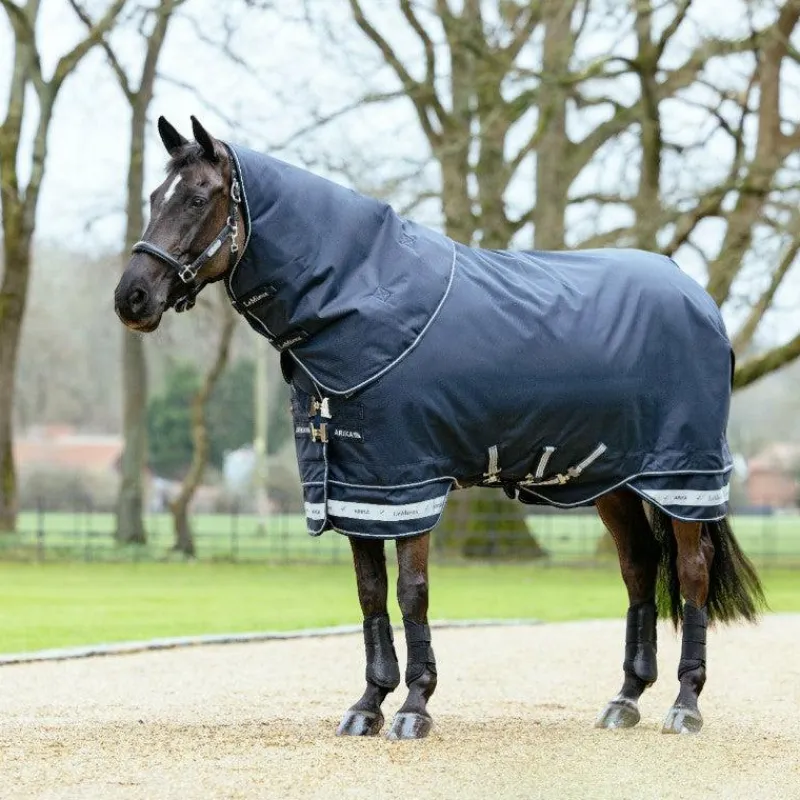 Couvertures Poneys|Couvertures Et Chemises*LeMieux - Couverture Arika Storm-Tek 50g Marine