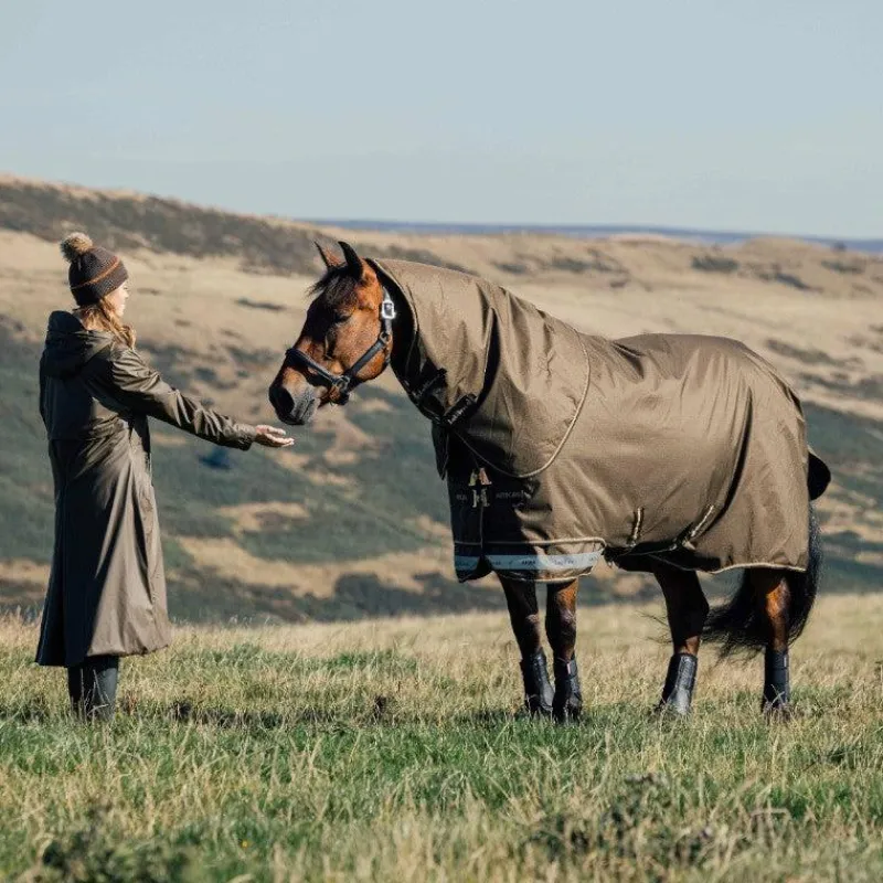 Couvertures Poneys|Couvertures Et Chemises*LeMieux - Couverture imperméable d’extérieur Arika ripstop Alpine 50g Marron