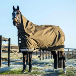 Couvertures Poneys|Couvertures Et Chemises*LeMieux - Couverture imperméable d’extérieur Arika ripstop Alpine 100g Marron