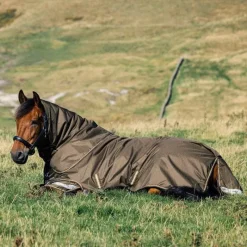 Couvertures Poneys|Couvertures Et Chemises*LeMieux - Couverture imperméable d’extérieur Arika ripstop Alpine 100g Marron