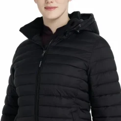 Blousons Et Manteaux*LeMieux - Doudoune à capuche femme Rose Noir