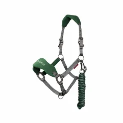 Ensembles Licols Et Longes*LeMieux - Ensemble licol + longe Vogue gris/ Vert