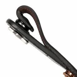 Frontaux*LeMieux - Frontal Classique en cuir marron Diamante Rosé Rose