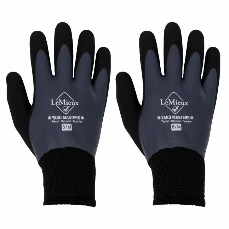Gants D'Équitation*LeMieux - Gants de travail Thermique Marine