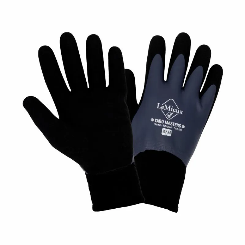 Gants D'Équitation*LeMieux - Gants de travail Thermique Marine