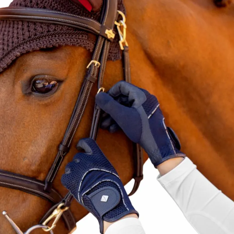 Gants D'Équitation*LeMieux - Gants d'équitation 3D Mesh Marine