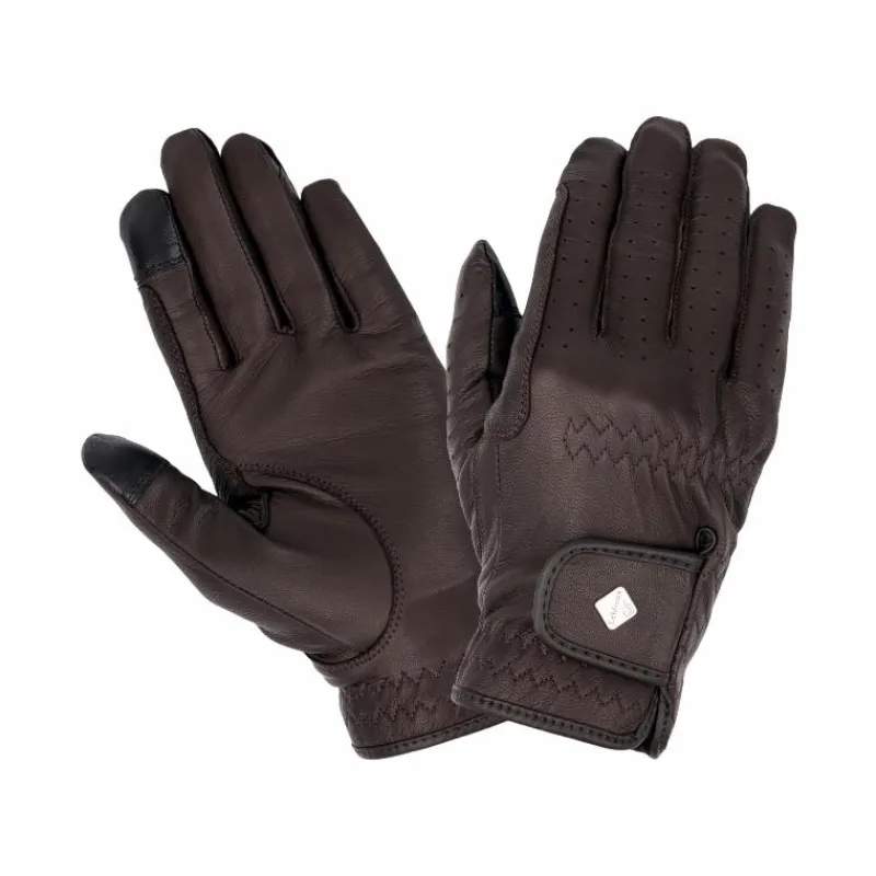 Gants D'Équitation*LeMieux - Gants d'équitation Classic Leather Marron