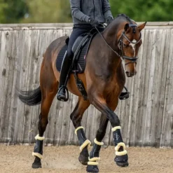 Discount - Guêtres de dressage Motionflex avec fourrure / naturel Guêtres Fermées