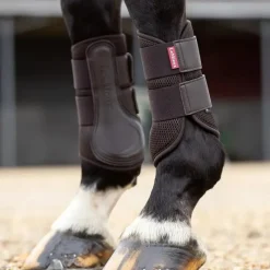 Guêtres Fermées*LeMieux - Guêtres fermées souples Mesh Marron