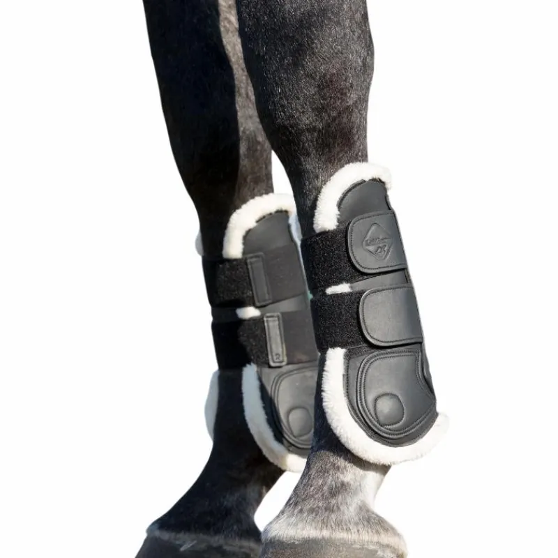 Guêtres Ouvertes Poneys|Guêtres Ouvertes*LeMieux - Guêtres ouvertes tendons Capella Comfort Noir