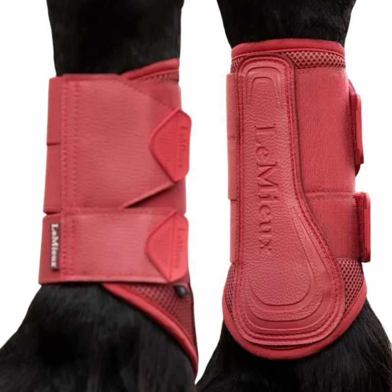 Guêtres Fermées*LeMieux - Guêtres souples Mesh Arika cranberry Rose