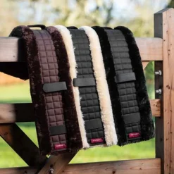 Fourreaux De Sangle*LeMieux - Housse de sangle mixte laine synthétique GP / naturel Noir