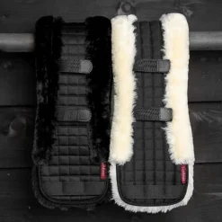 Fourreaux De Sangle*LeMieux - Housse de sangle de dressage Simuwool naturel Beige