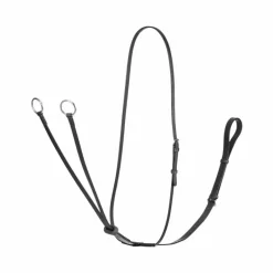 Enrênements Poneys|Martingales*LeMieux - Martingale à anneaux Arika / argent Noir