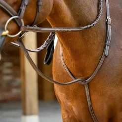 Best - Martingale fixe Hunter havane/ argent Enrênements Poneys|Martingales