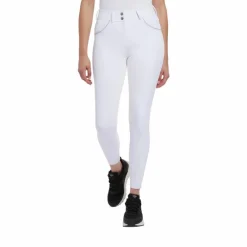 Pantalons D'Équitation*LeMieux - Pantalon d'équitation femme assise en suédine Victoria Blanc