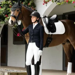 Pantalons D'Équitation*LeMieux - Pantalon d'équitation femme assise en suédine Victoria Blanc