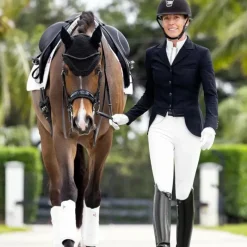 Pantalons D'Équitation*LeMieux - Pantalon d'équitation femme assise en suédine Victoria Blanc