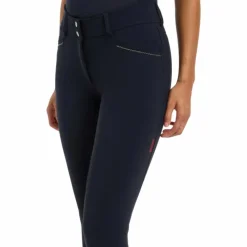 New - Pantalon d'équitation femme assise en suédine Victoria Pantalons D'Équitation