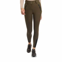 Pantalons D'Équitation*LeMieux - Pantalon d'équitation imperméable femme DryTex Full Grip Alpine Marron