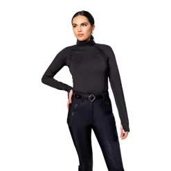 Pantalons D'Équitation*LeMieux - Pantalon d'équitation imperméable femme DryTex Full Grip Noir